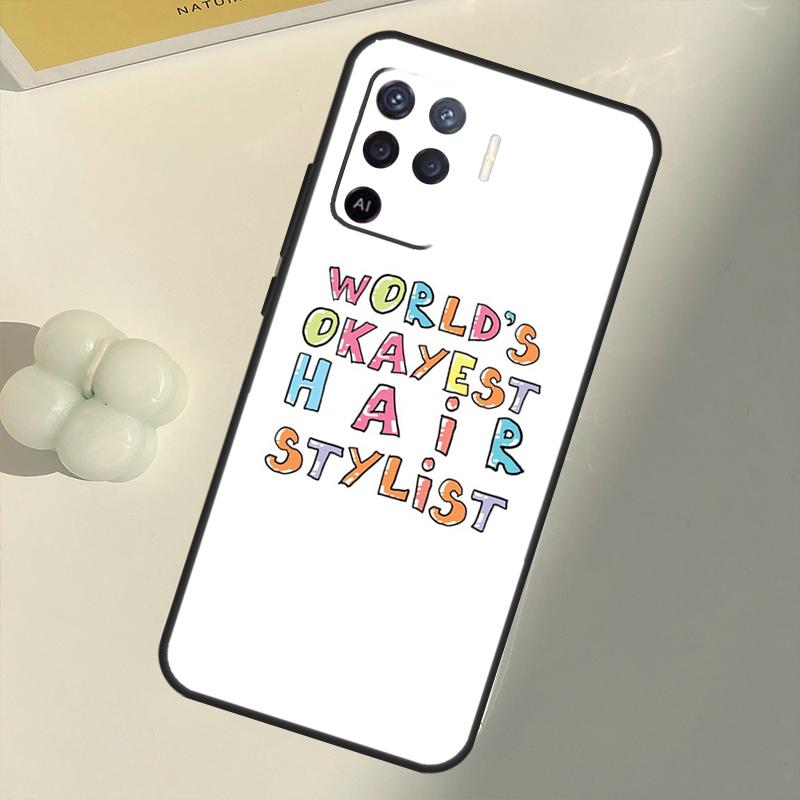 Чехол для парикмахера-стилиста для OPPO A15 A74 A54 A94 A52 A72 A31 A53 A53S A5 A9 2020 A3S A5S A83 A91 A93