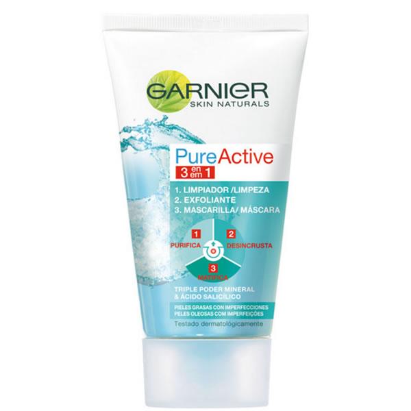 Garnier Active 3 в 1 очищающий гель 150 мл