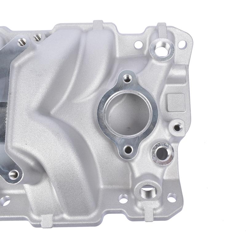 AP02 Dual Plane Front Intake Manifold Fits for Small Block Chevy SBC 262-400 1955-1986 2701