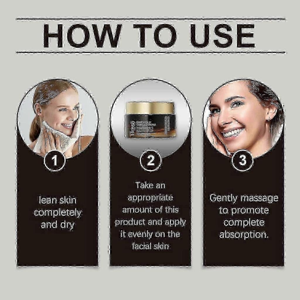 Deep Vita C Cream, Anti-wrinkle Vitamin C For Glow