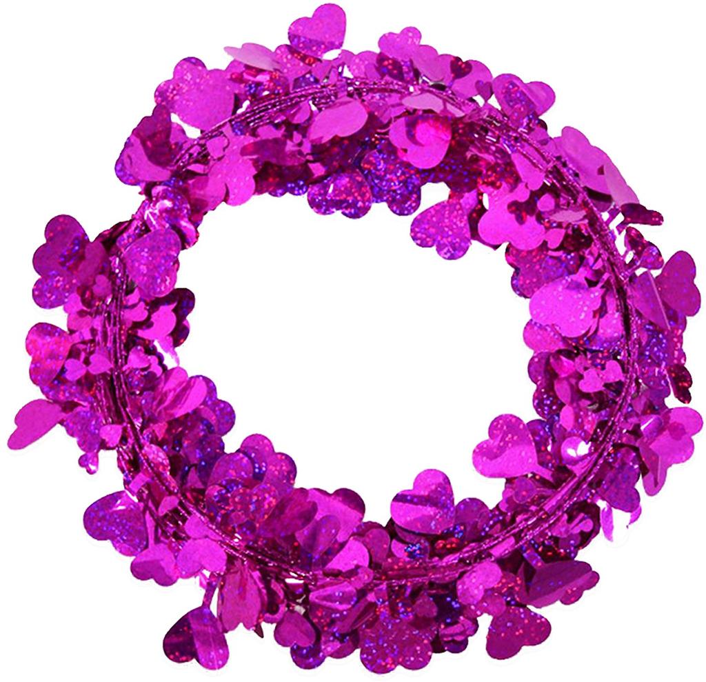 День святого Валентина Цветная полоса Украшение свадебной вечеринки Сердце любви