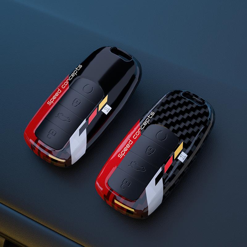 Чехол для дистанционного ключа из углеродного волокна для Chery Tiggo 8 Pro Tiggo 8plus New 5 Plus 7pro Max Omoda 5 C5 Modod Protector Accessories
