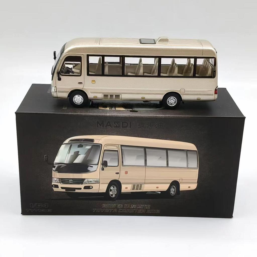 1/64 Toyota Coaster АВТОБУС Металлическая Машинка Литье под Давлением и Игрушечные Транспортные Средства Модель Автомобиля Миниатюрная Масштабная Модель Автомобиля для Детей