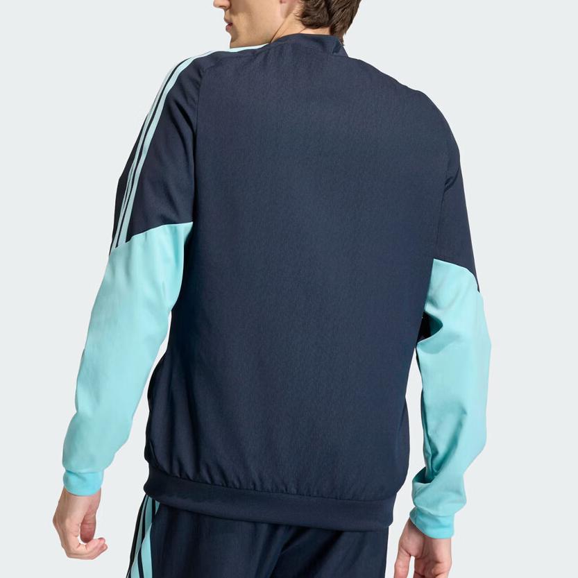 adidas Куртки Мужские Синие С воротником-стойкой Умеренные Другое JY7023