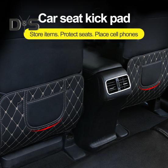 Коврик для автомобильного сиденья, защита спинки автомобильного сиденья с карманами-органайзерами, водонепроницаемая задняя крышка автомобильного сиденья, защита для салона автомобиля, аксессуары