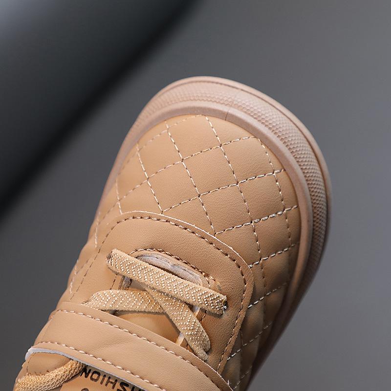 Детские кроссовки для мальчиков из искусственной кожи, обувь для активного отдыха, противоскользящая обувь