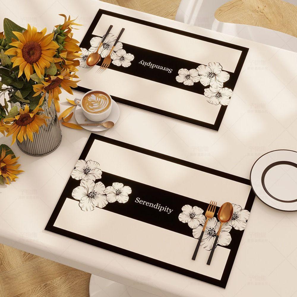 Floral Pattern Washing Machine Protector Mat Silicone Anti-Slip Dustproof Protector Mat  Home Decor