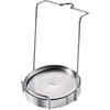 Stainless Steel Pot Lid Stand, Kitchen Utensil Holder, Pot Lid Storage Stand, Ladle Rest, Silver