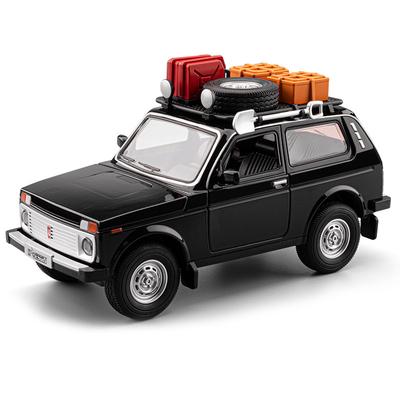 1/24 Российская LADA NIVA ВЕРСИЯ WILD Металлическая модель автомобиля Игрушка Литье под давлением Металлическое литье Звук и свет Автомобильные игрушки для детей Транспортное средство