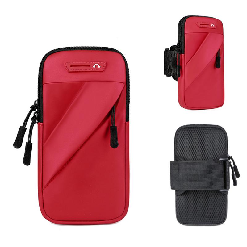 Running Phone Holder Waterproof Wrist Wallet Sport Arm Bag Universal Arm Pouch Large Capacity Zipper Cycling Arm Case