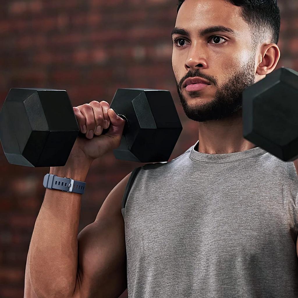 22мм 20мм Силиконовый ремешок для Samsung Galaxy Watch 3 45мм/ GT2 46мм/Gear S3 Браслет для Amazfit Balance GTR 47мм Ремешок