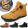 2025 Fashionable Men's Ankle Boots Turn Buckle Snow Shoes for Men and Women Waterproof and Warm Hiking Shoes for Outdoor Sports