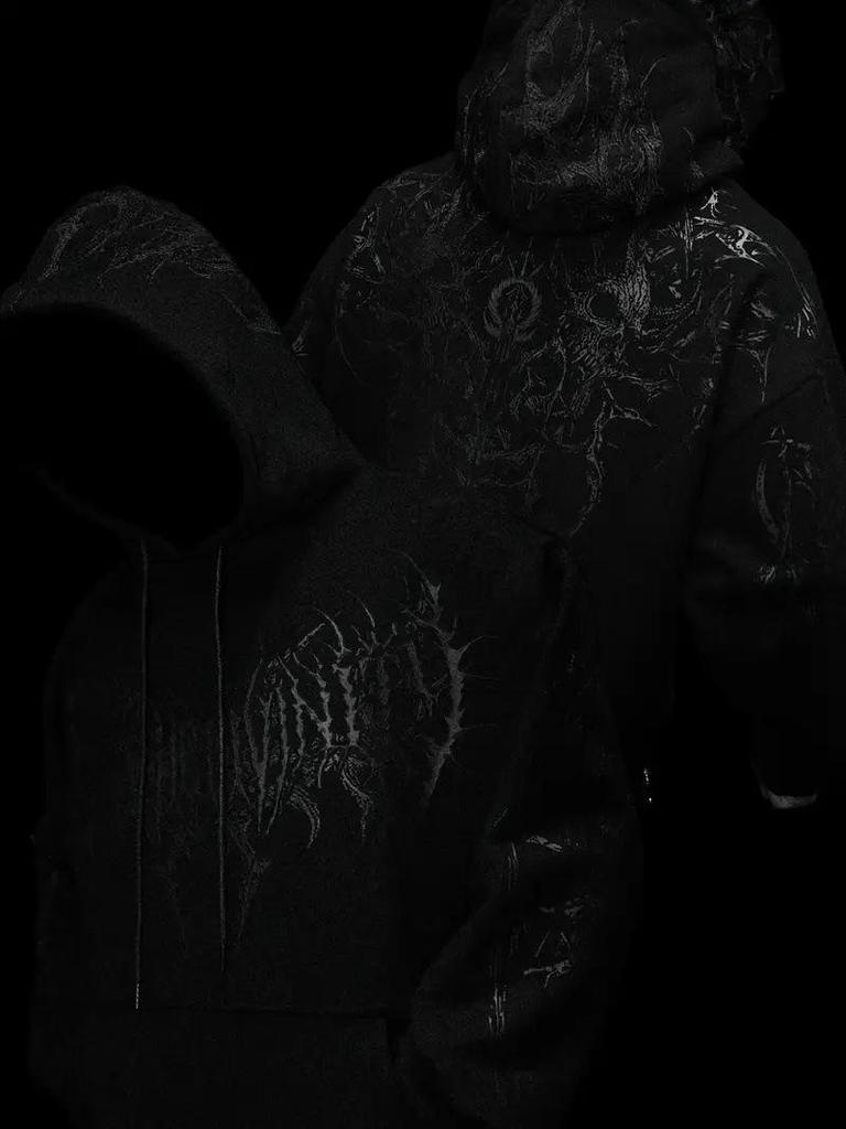 Breathedivinity Мужская толстовка-куртка большого размера с принтом Осень