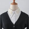 Women Handmade Fake Collar for Woman Shirt Detachable Business Removable Lapel False Collar Girls Fuax Cols Clothing Accessories