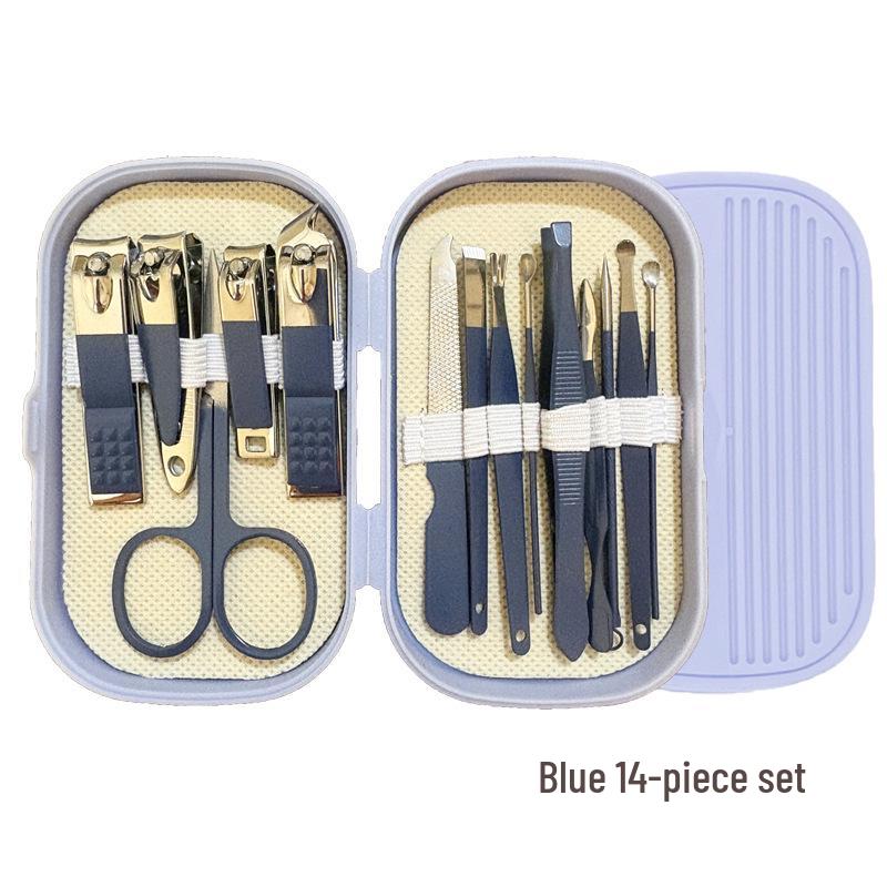 Премиальный набор кусачек для ногтей, устойчивый к смазыванию и брызгам, для мужчин и женщин