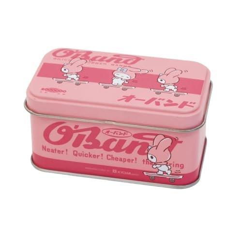 Набор резинок для волос Sanrio Kuromi из силикона в жестяной коробке Сделано в Японии