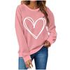Свободный женский повседневный круглый вырез свитер