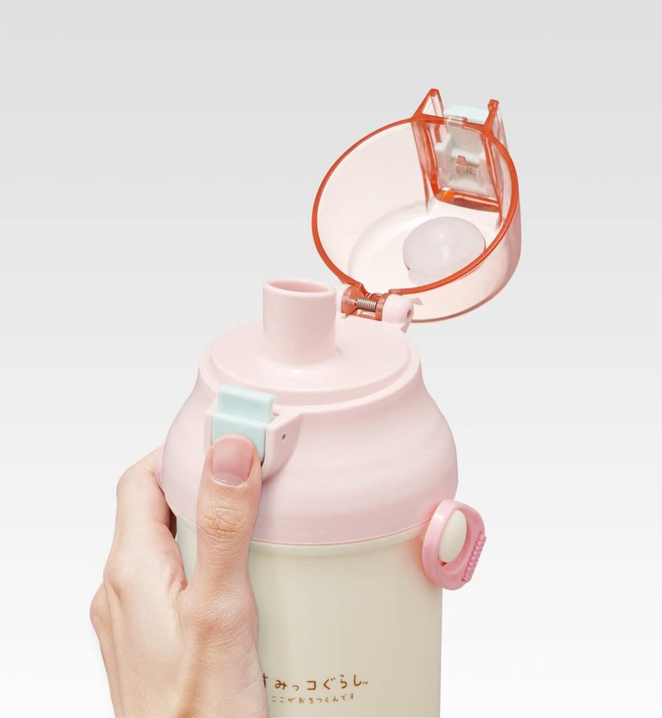 Skater Пластиковая бутылка для воды 800 мл Антибактериальная Sumikkogurashi для девочек Сделано в Японии Детская PSB8RAG-A