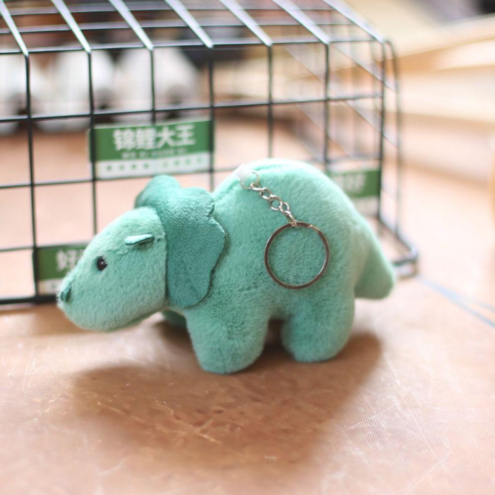 Мультяшный кукла-динозавр, мягкий плюшевый брелок в виде динозавра, креативный брелок в виде автомобильного ключа