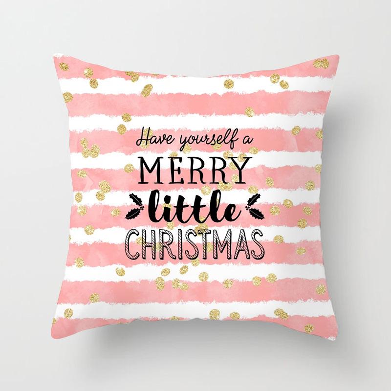 Popular Pink Marble Geometric Series Pillowcases, Home Fabric Sofa Cushion Covers