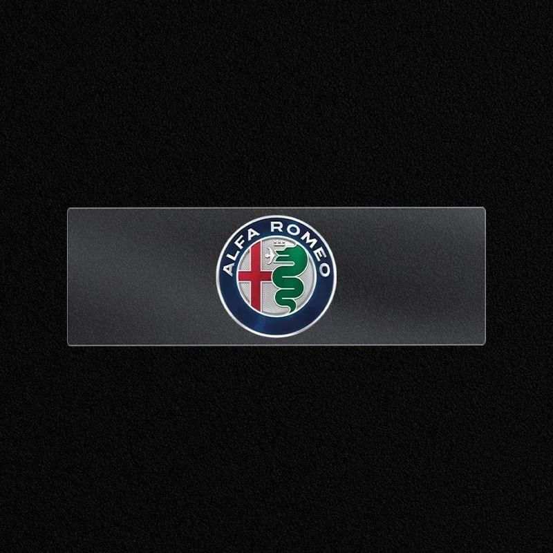 ACZX9 1/2/5/10pcs Car Styling Emblems Stickers Interior Decoration Decal for Alfa Romeo Giulia Giulietta Stelvio Mito Sportiva Mito