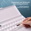 Durable Foldable Watercolor Pigment Box Reusable Professional Watercolor Mixing Tray 24 Grids DIY Color Mixing Pallet Student