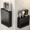 Rust-proof Cutter Holder Wall Mounted Chopstick Storage Box Chopstick Tube  Tableware Organization