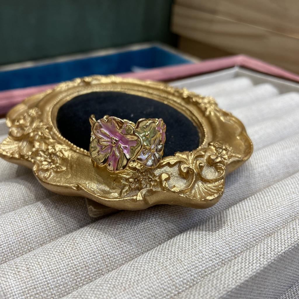 Картина маслом сращивание цветочное кольцо