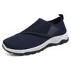 Men's Shoes Spring Mesh Breathable Casual Shoes    Temu Walking Shoes One Pedal Velcro Couple Dad Shoes
