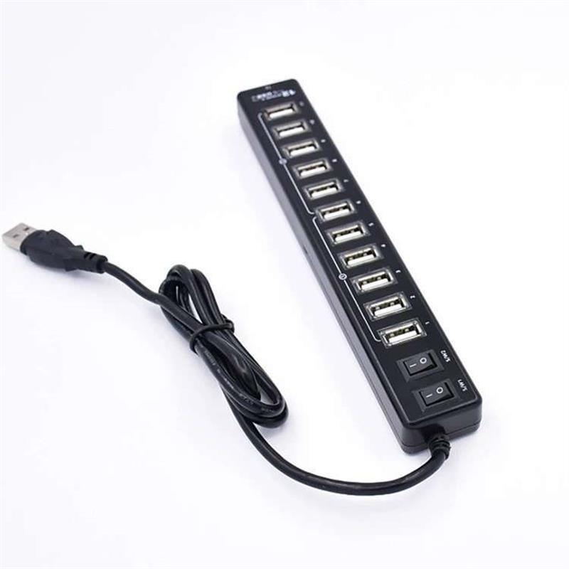 12-Port USB Expansion Hub for Computers
