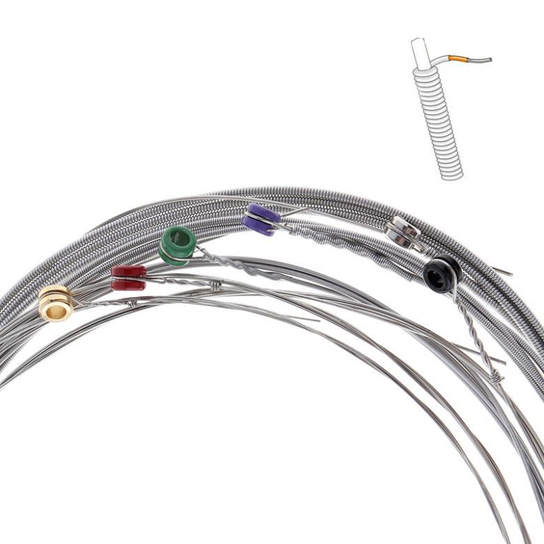 6Pcs/Set Electric Guitar String Nickel Alloy Normal Light 010-046 Bright Tone Nickel Alloy String