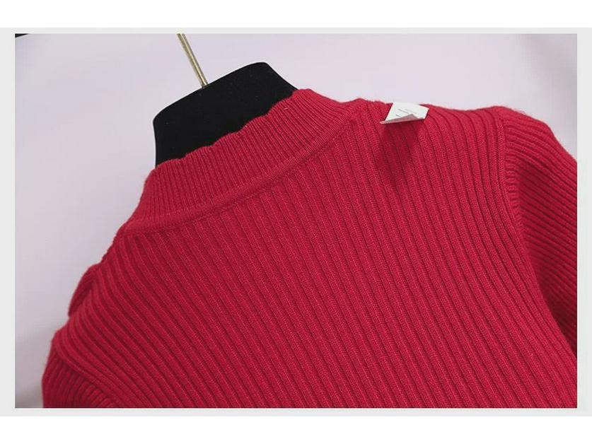 Stylish Long-Sleeve Knitted Princess Dress for Girls - Spring, Autumn, Winter