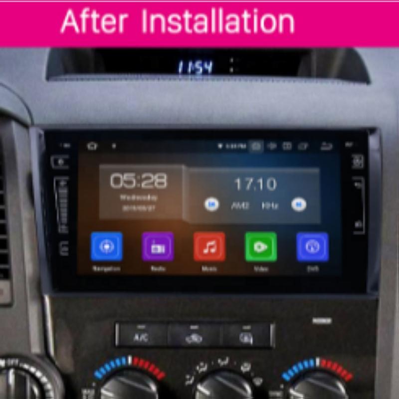 10.1 Inch Car Radio Fascia Frame 2DIN Install Panel Dashboard For Toyota Tundra Sequoia 2007-2018