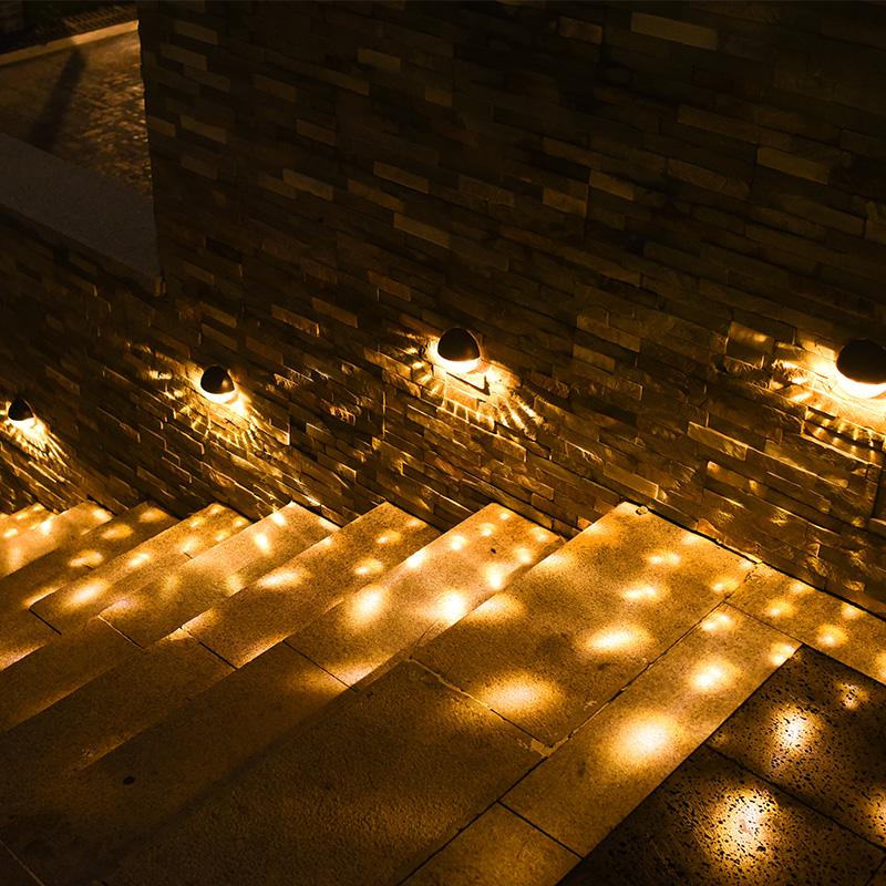 Светодиодные солнечные светильники, настенные светильники для улицы, энергетические садовые светильники, водонепроницаемые солнечные светильники для ограждения, рождественские украшения, гирлянда