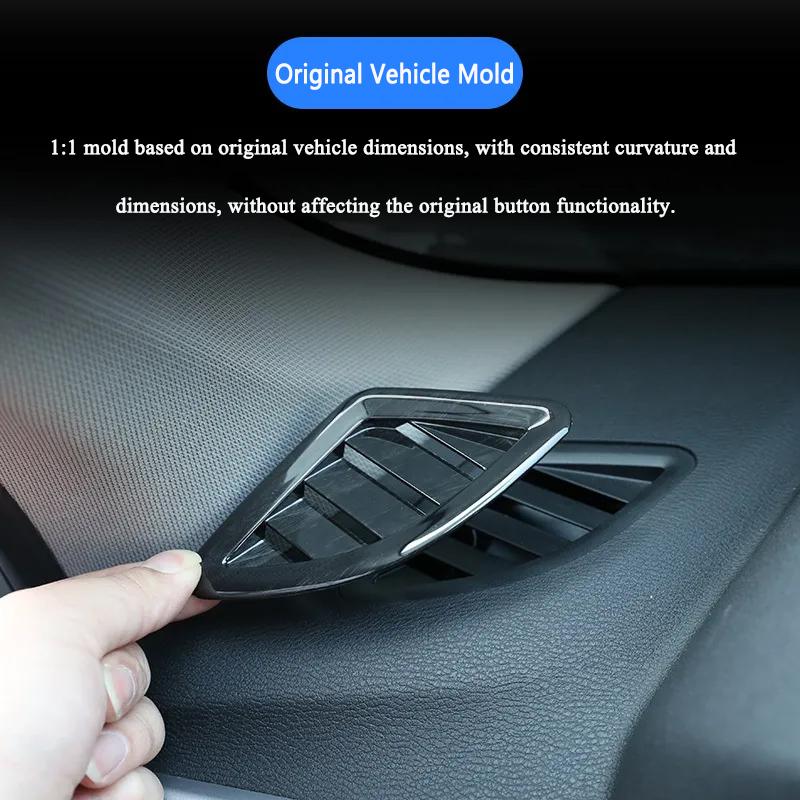 Car Dashboard Air Outlet Frame Cover For BMW X1 F48 2016~2022 Air Conditioner Vent Outlet Cover Trim Auto Sticker Accessories