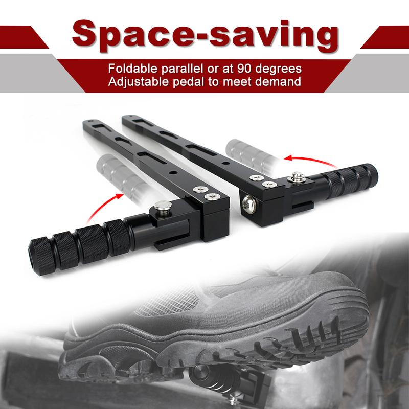 For Honda Ruckus 50 (Zoomer) 2003-2024 Motorcycle Rider FootRest Foot Peg Lowering Brackets Highway Foot Forward Rest Bracket