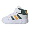 adidas Grand Court Удобные Универсальные Полуботинки для Ходьбы Детская Обувь Белый JP8886