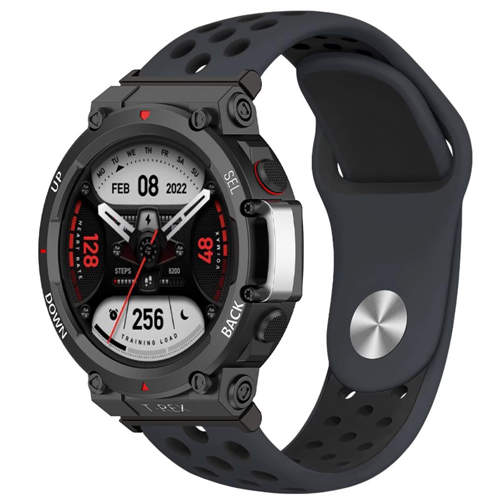 Дышащий силиконовый ремешок для умных часов Huami Amazfit T-Rex 3, спортивный браслет, ремешки для Amazfit T Rex Trex Pro Ultra Correa