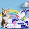 5 Packs Cats & Pets No Wash Deodorant Cleaning Wipes