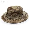 Python Pattern Military Camouflage Bennie, Summer Sun Fisherman Hat