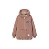 X MIHARA YASUHIRO Серия коллабораций Спортивно-повседневный вязаный теплый hooded jacket с искусственным мехом Женские куртки Victoria-Purple F11W143506F-VT