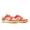 Nike Womens Dunk Low 'Orange University Gold' (women's sizes) Orange / White / University Gold Skateboard Shoes DQ4690 800