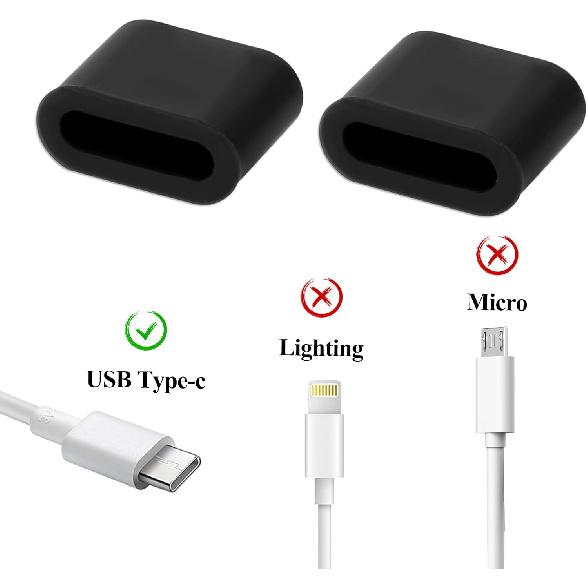 20 шт. Заглушки для портов USB C, Противопылевые заглушки, Силиконовые защитные колпачки для мужских портов Type C, Защитные колпачки для портов зарядки Type C для любых мужских портов зарядки Type C