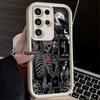 Крутой Креативный Чехол Сердце Череп Для iphone 17 16pro 15pro14 13 12 11 12pro 13pro max 14plus Силиконовый Защитный Чехол от Падения