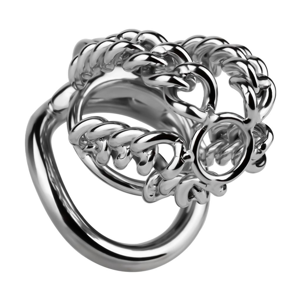 Замок целомудрия из нержавеющей стали, металлический замок целомудрия, клетка для пениса, целомудрие, гей-секс-игрушки, кольцо для члена, уретральное целомудрие, БДСМ