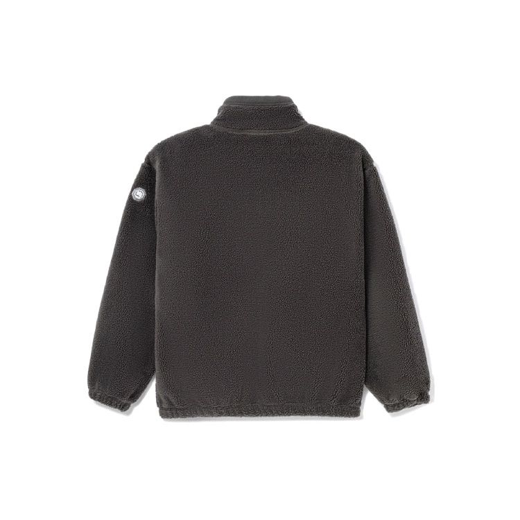 Li-Ning Спортивная баскетбольная серия, теплая флисовая шерпа, свободная вязка, бархатная хлопковая куртка с высоким воротником, верхняя одежда унисекс в парном стиле AFDR729-3