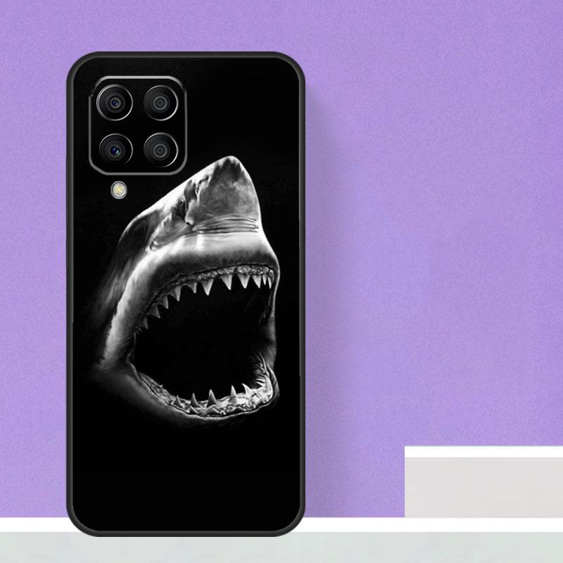 Акула океанская рыба для Samsung Galaxy M13 M33 M53 M12 M32 M52 M14 M34 M54 M20 M51 M21 M30s M31s M15 M55 чехол