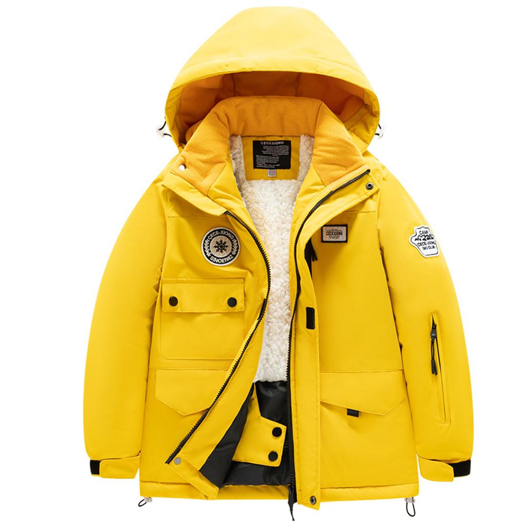 Children's Fashion Skiwear Set Boys' And Girls' Thickened Warm Ski Jacket