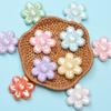 Creative Loose Beads Acrylic Creative Handmade Material Creative Beaded Material 5pcs Sunflower Beads Jewelry Accessories Charms Flower Shape Beading
