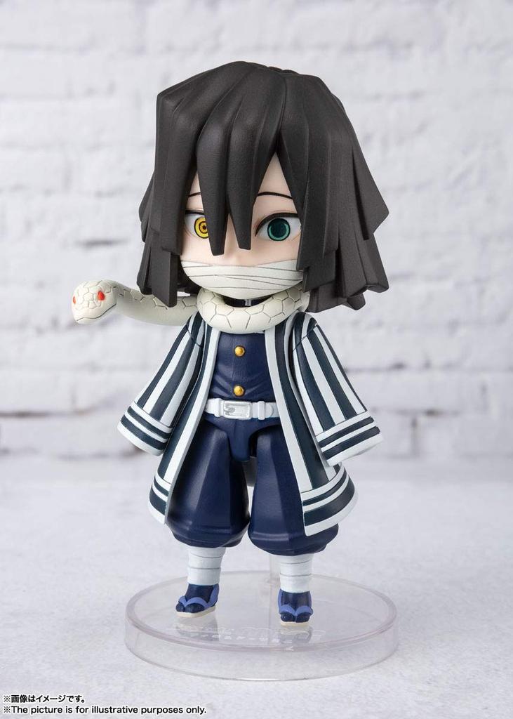 TAMASHII NATIONS Figuarts mini Демон Kimetsu no Yaiba Игуро примерно окрашенная фигурка 197427 Убийца Обанай, 90 мм, ПВХ/АБС фигурка,